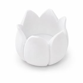 Tulip Flower Mahjong Dice Tray, 3D Printed Dice Holder For Mahjong Game Night, Decorative Table Accessory, Colorful Game Room Decor (Option: PLA-White)