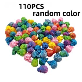 20-30-110PCS Mini Skull Decorations Random Color 3D Printed Halloween Craft Pieces For Spooky Decor DIY Projects And Seasonal Gifts (Option: 110PCS-Halloween)