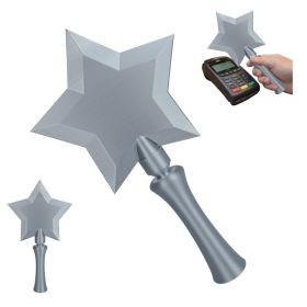 Star Wand Card Holder, 3D Printed Handheld Contactless Card Sleeve For Tap-to-Pay Cards, Lightweight Novelty Accessory (Option: PLA-Star Wand Contactless Card Hol-Gray)