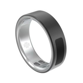 Smart Ring Health Tracker Fitness Ring Heart Rate Blood Oxygen Sleep Monitor Smart Ring For Men Women (Option: Black-11)