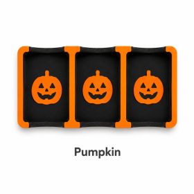 Halloween Mahjong Passing Tray, 3 Tile Holder For American Mahjong Charleston Exchange, Spooky Tile Passing Accessory (Option: Plastic-1PC-Pumpkin)