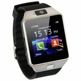 Bluetooth Smart Watch w/Camera Waterproof Phone Mate For Android Samsung iPhone (Option: Silver)
