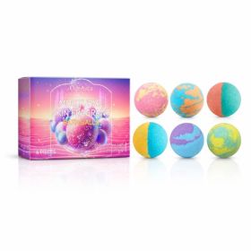 OCEAURA Fragrant Bath Bombs, 6 Pieces (Option: 6 Pieces)