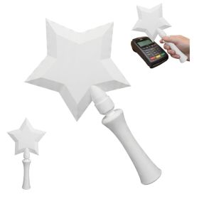 Star Wand Card Holder, 3D Printed Handheld Contactless Card Sleeve For Tap-to-Pay Cards, Lightweight Novelty Accessory (Option: PLA-Star Wand Contactless Card Hol-White)
