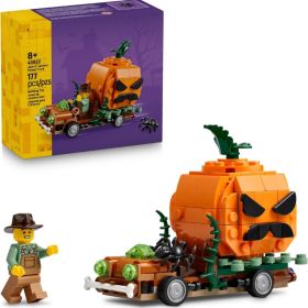 Lantern Pickup Truck 40822 Building Toys For Boys Girls, Ages 8 Halloween Decor Craft, 177 Pieces, Gift For Kids (Option: MULTICOLOR)