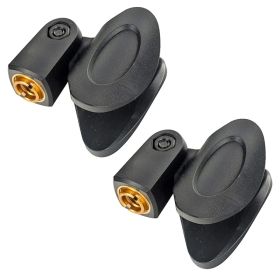 5 Core Microphone Clip Holder 2 Pieces with Screw Adapters 5/8 to 3/8 Inch (Option: MC 02)